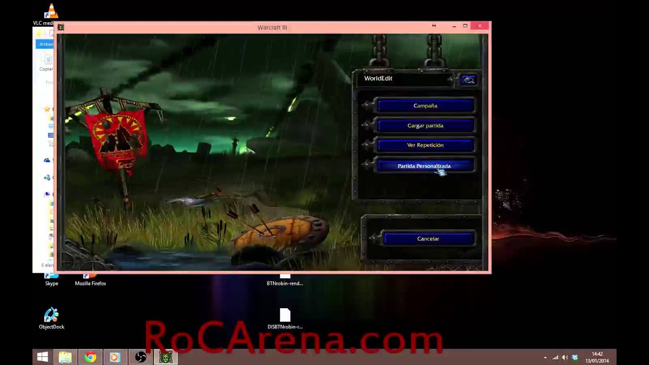 How to put your own buttons WarCraft III