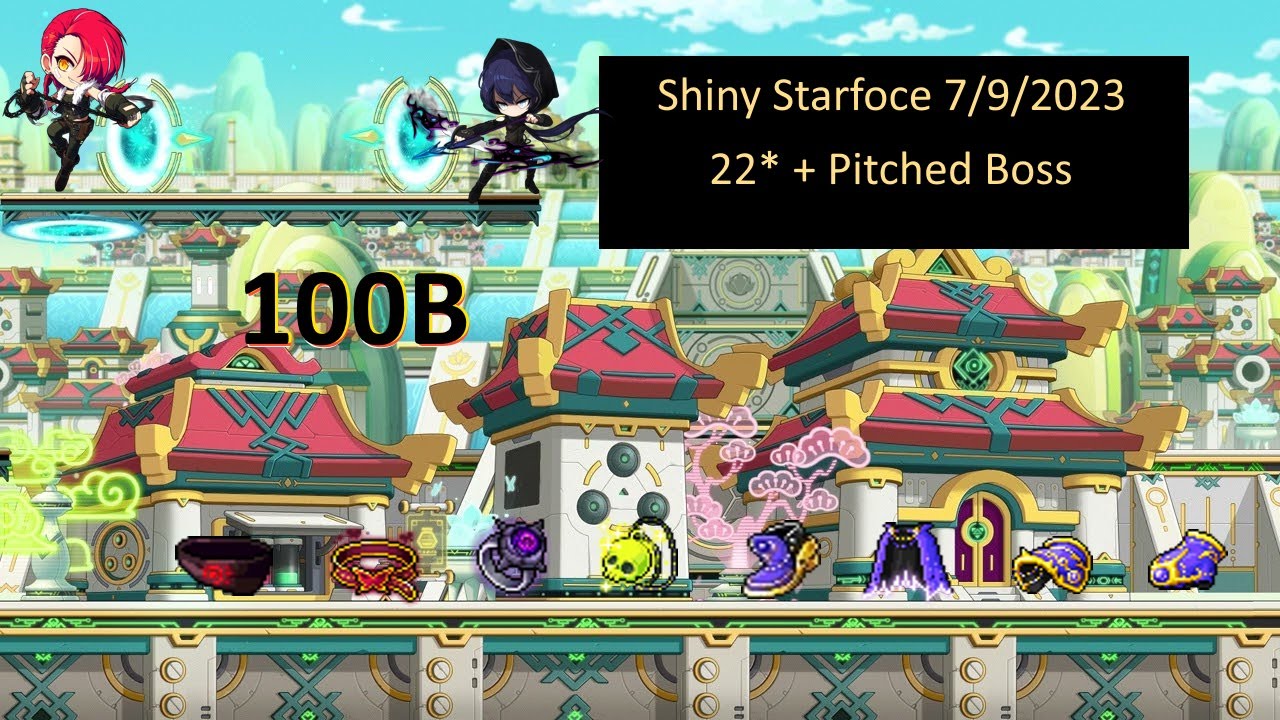 Shiny Starforce [100B] [22* + PITCHED BOSS] (15 - 22 STREAK!)