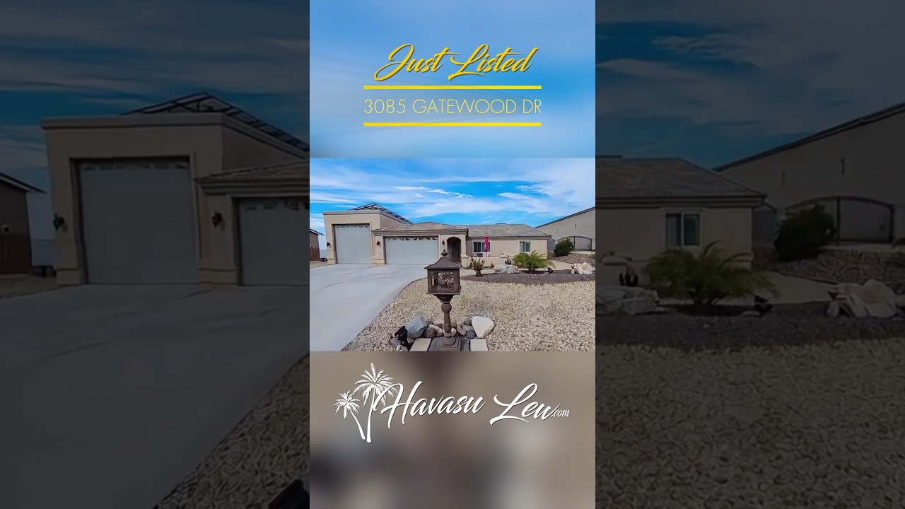 Just Listed 4/3 RV Garage home in Lake Havasu City 3085 Gatewood Dr | MLS 1038789 