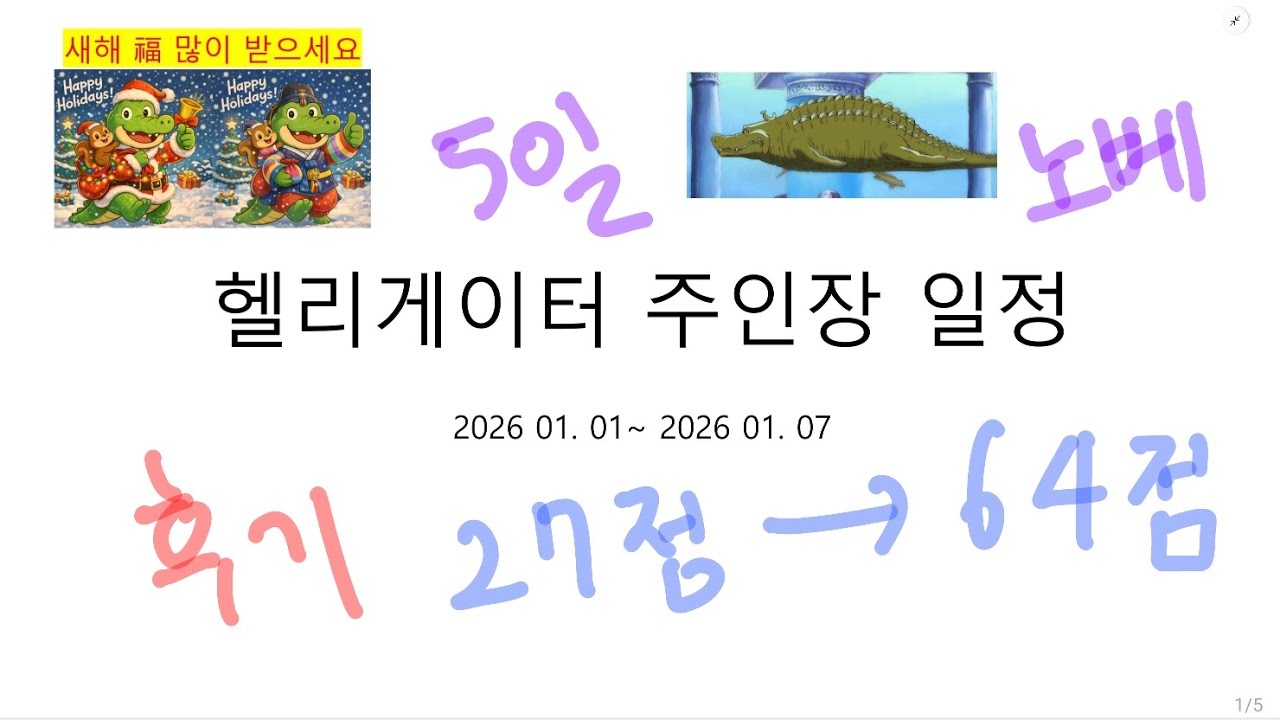 헬리게이터 후기 (5일 동안 수학  86시간하기)