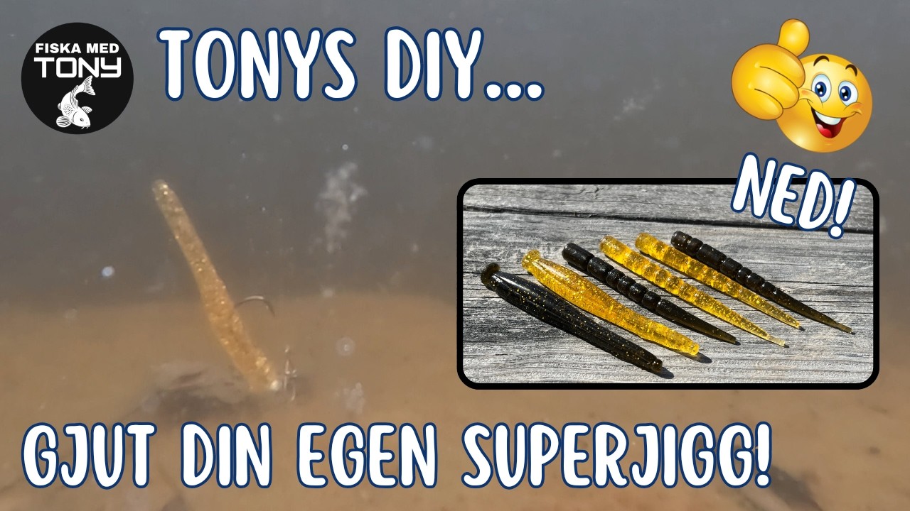 Gjut din egen SUPERJIGG - NED & Stick Bait!