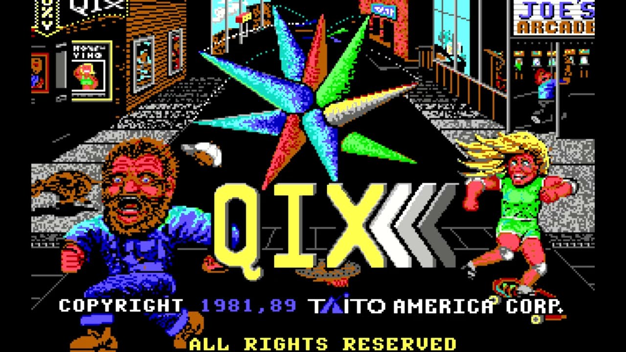 Qix (TANDY - Taito- 1989)