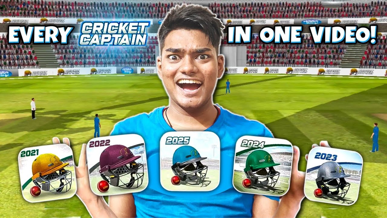 EVERY CRICKET CAPTAIN GAME IN ONE VIDEO!🏏