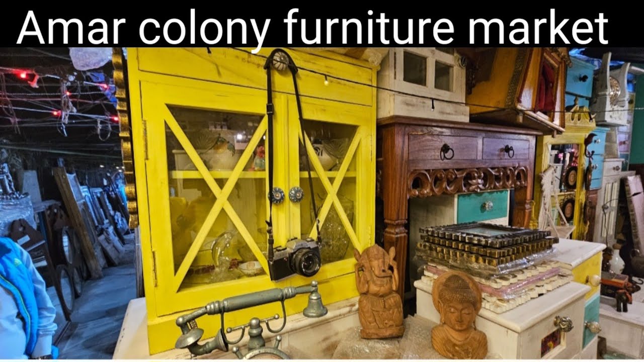 Amar colony furniture market। old furniture market। antique furniture। @1322MarketMasters