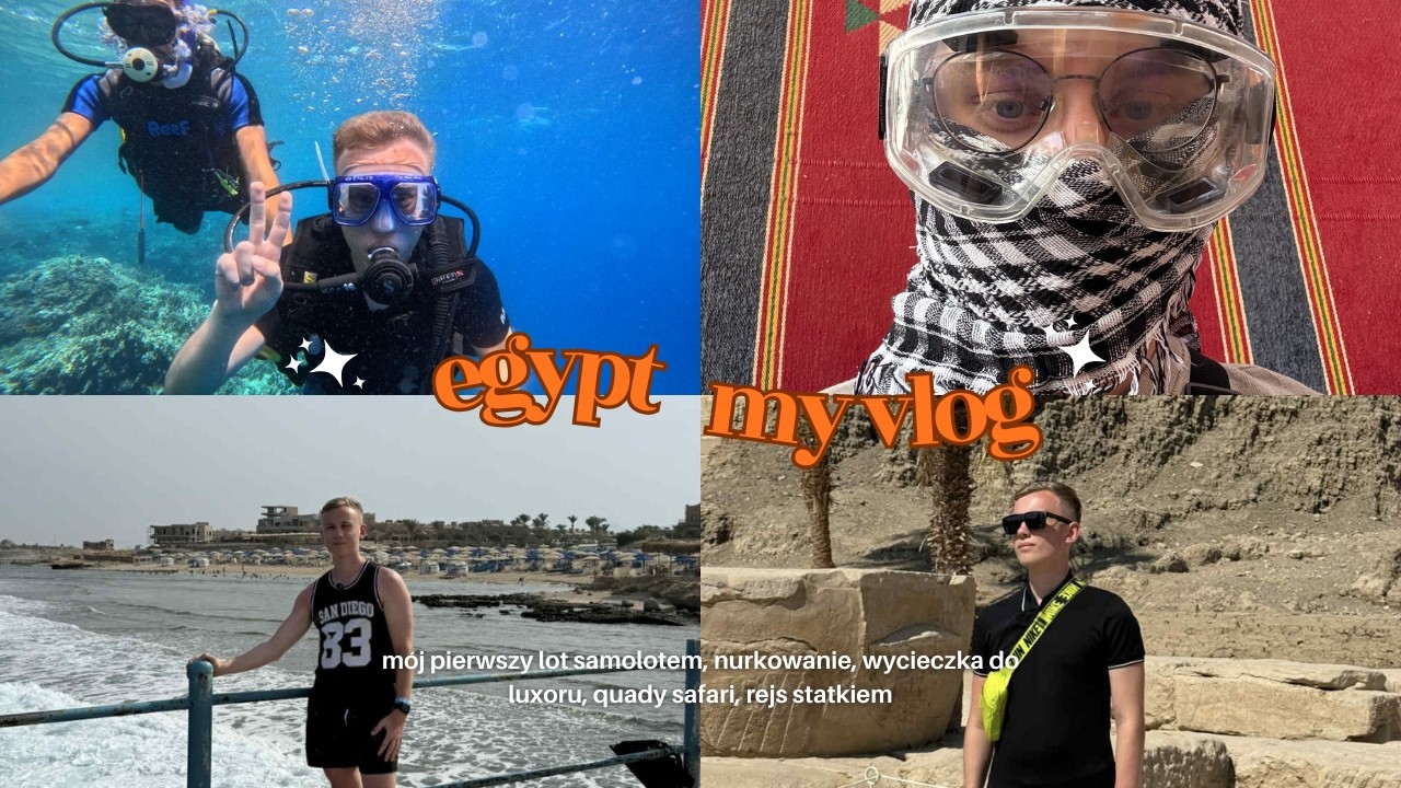 mój PIERWSZY LOT SAMOLOTEM! Wakacje Egipt Marsa Alam 2025 - Akassia Swiss Resort | VLOG