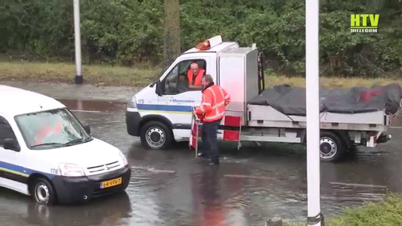 Wateroverlast Hillegom 28 Juli 2014