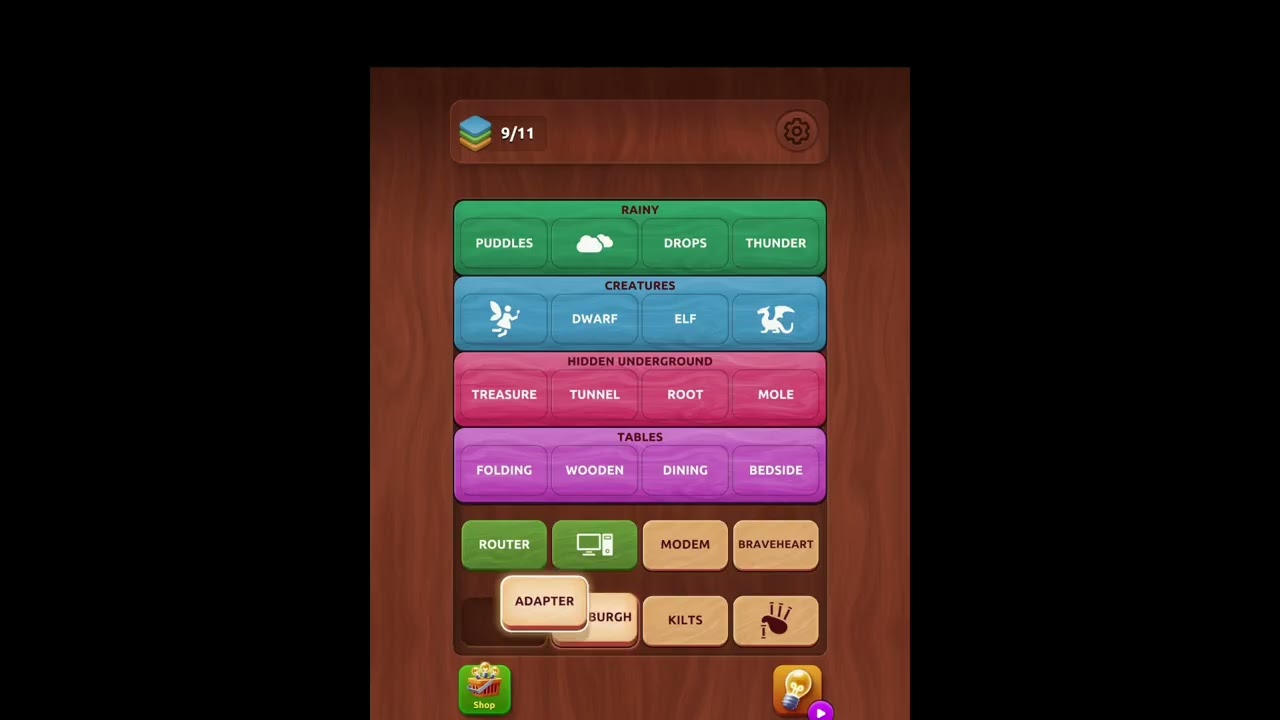 Associations Colorwood Game Levels 21-22-23-24-25-26-27-28-29-30
