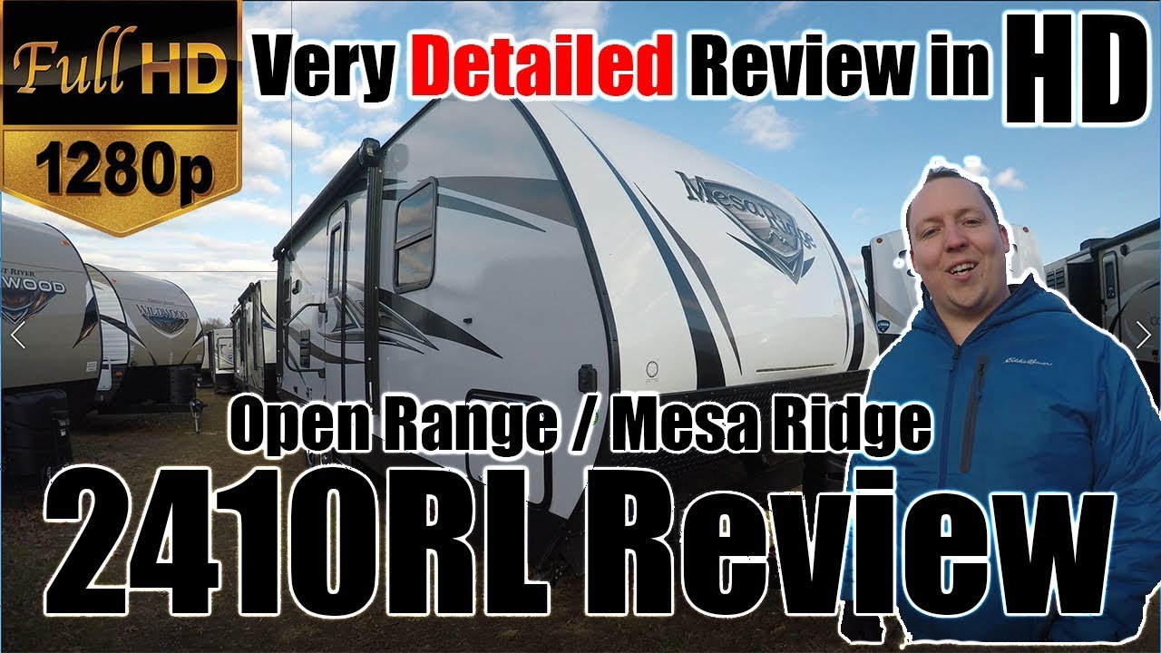2018 Open Range 2410RL (RV REVIEW) Mesa Ridge 2410 RL - Ultra Light - Rear Living