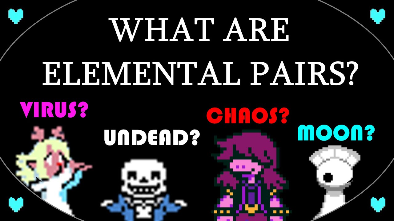 DELTARUNE / Elemental Pairs / Explanation, Analysis, and Predictions