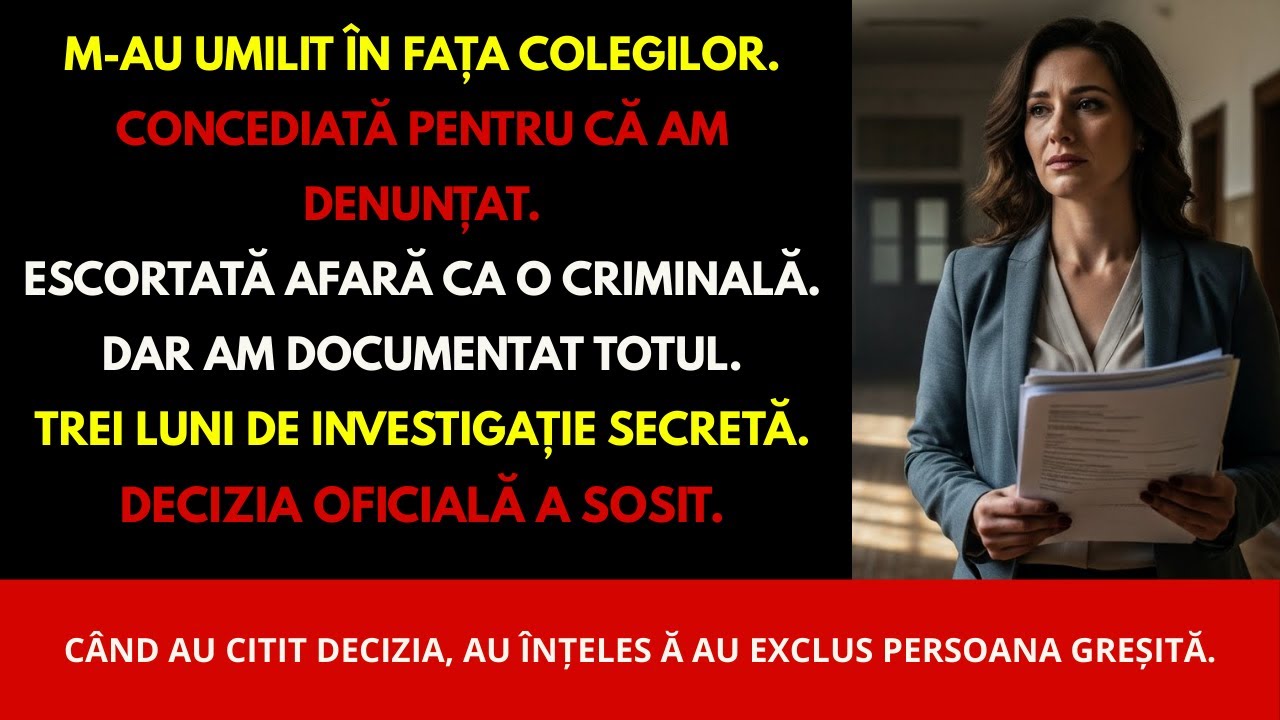 M-au tratat ca pe nimic… până când s-a decis ceva ce nu mai puteau opri