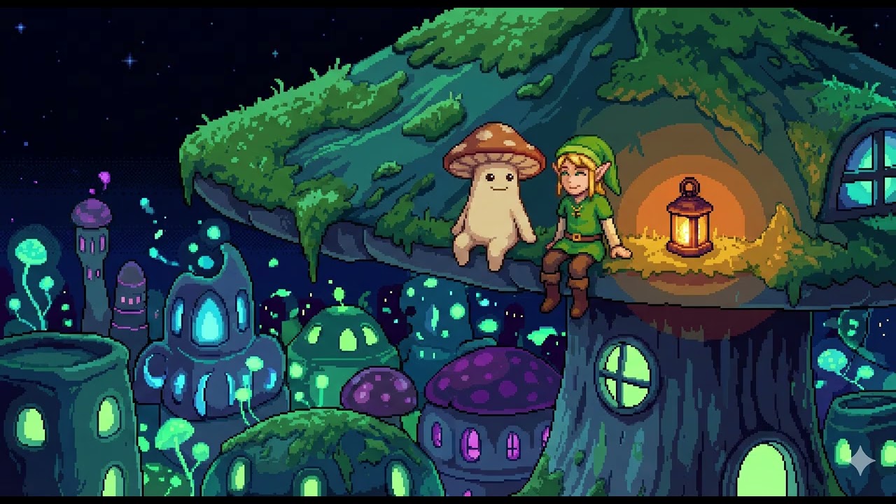 Resting in Mushroom Village 🍄 Lofi Hip Hop Mix