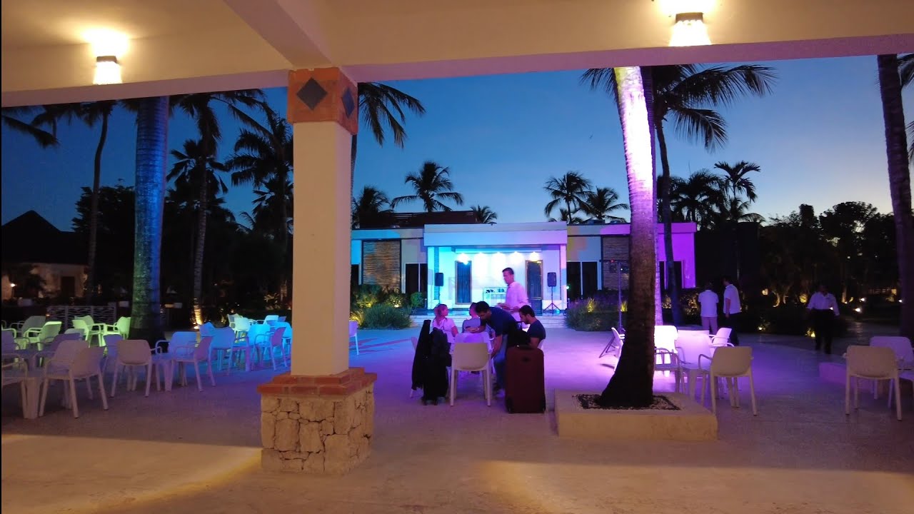 Sunscape dominicus la Romana Resort in the evening. Dominican Republic 🇩🇴