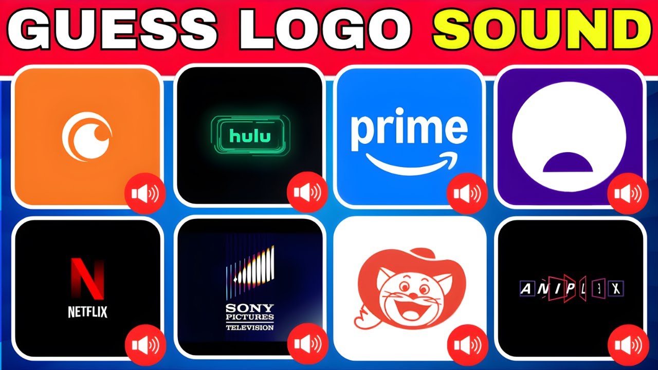 Guess The Streaming Logo Sound: Anime Edition 🎌🔊 | Crunchyroll, Netflix, Hulu & Funimation