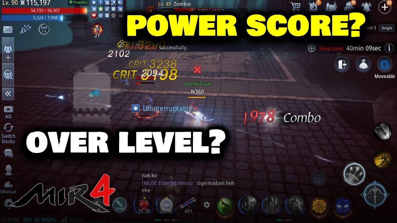 What to Priority, Level or Power Score? Newbie Tips - MIR4 (Tagalog)