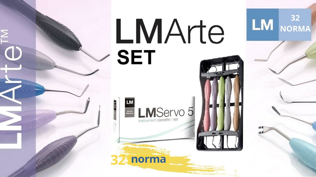 LM-ARTE набор Гладилок для Реставрации. Стоматологические инструменты LM Arte. 32Норма