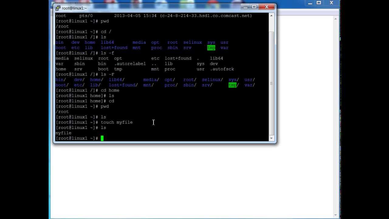 Linux Training - HOW TO Log into Linux with Putty and Basic Linux Commands