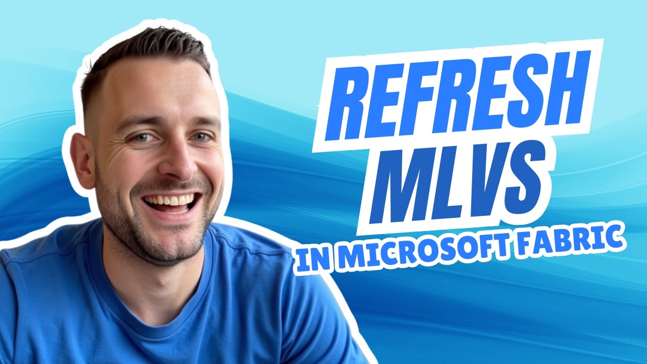 How to refresh materialized lake views in Microsoft Fabric (5 min)