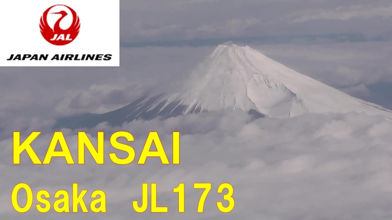 JL173便 関西空港着陸前 2015年3月