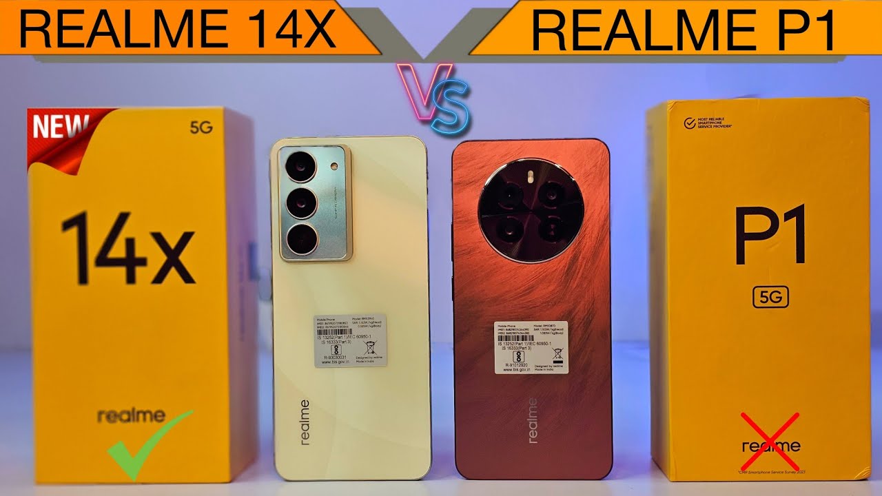 Realme 14x Vs Realme P1 Unboxing | Comparison | Camera | Price | Which is Best ?