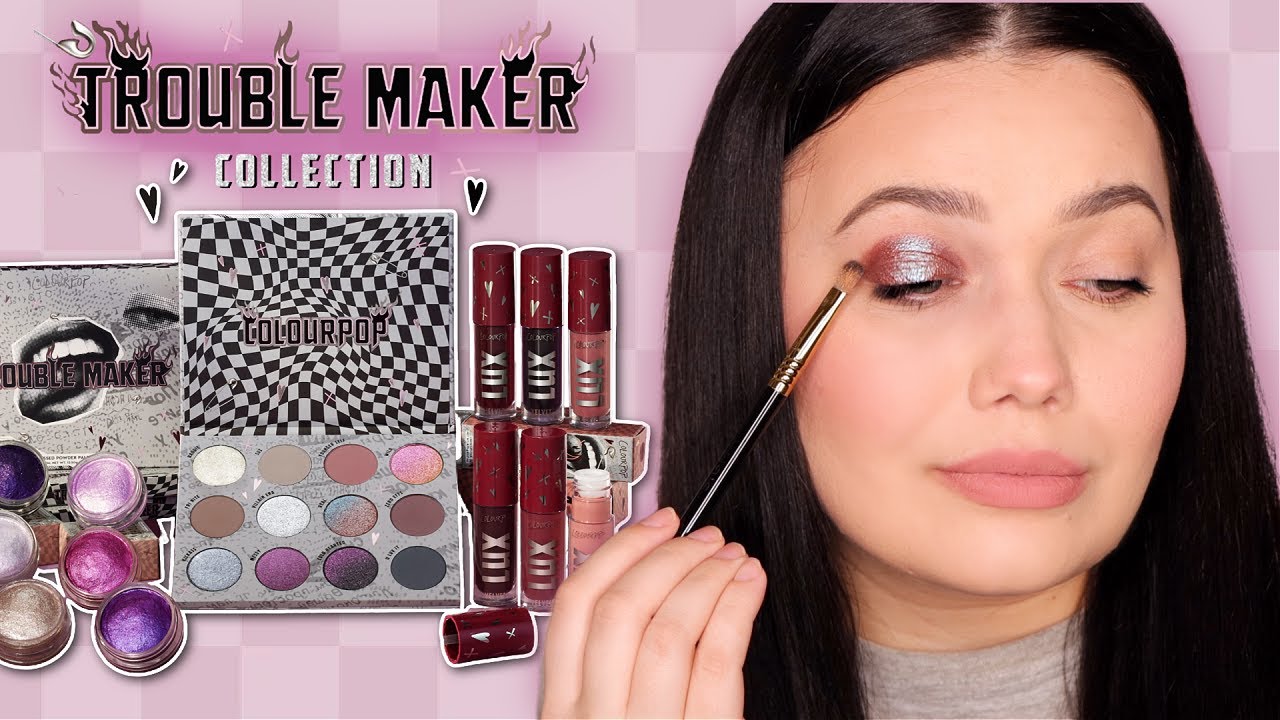 COLOURPOP Trouble Maker Collection EYE SWATCHES!