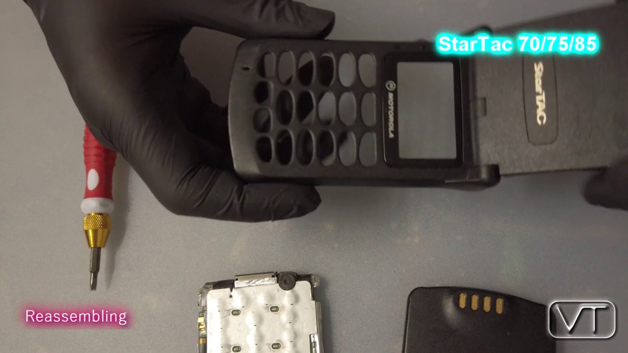 how to reassemble a disassembeld Startac Phone
