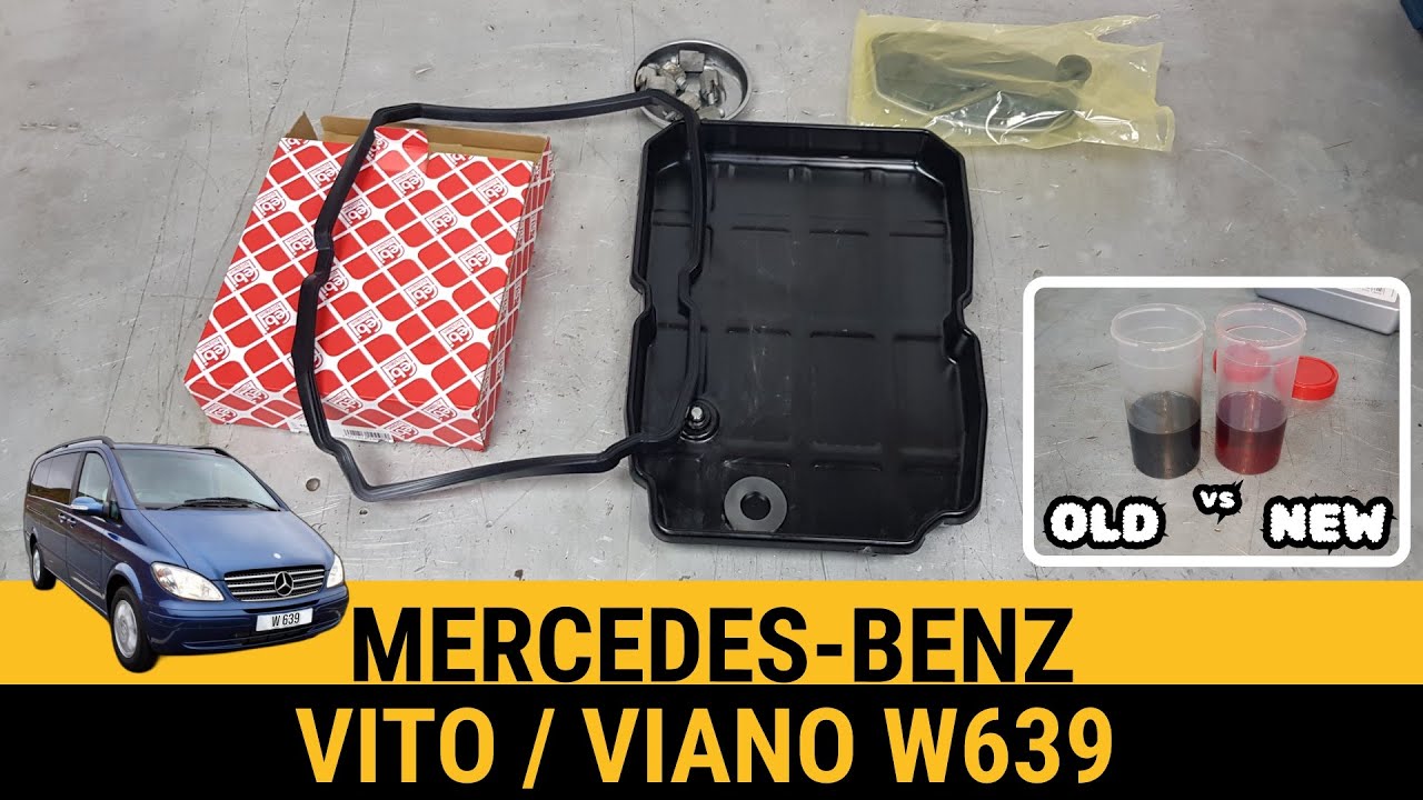 Mercedes Benz Vito Viano Sprinter 722.6 Transmission oil change ATF fluid flush Gearbox service