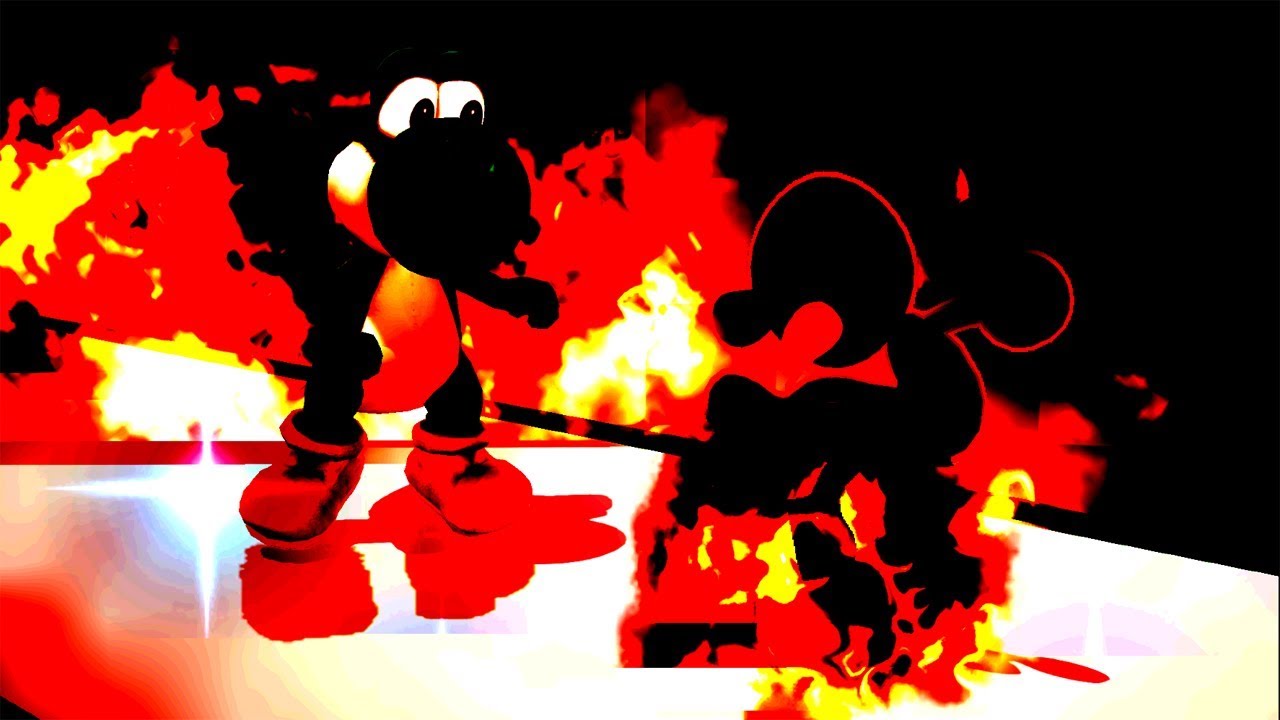 ЭТОТ МОД СТРАШИТ (Геймплей мода Smash 4 CH4OS)