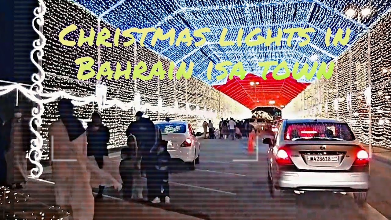 Gala lang sa Christmas Lights in iSA Town Bahrain