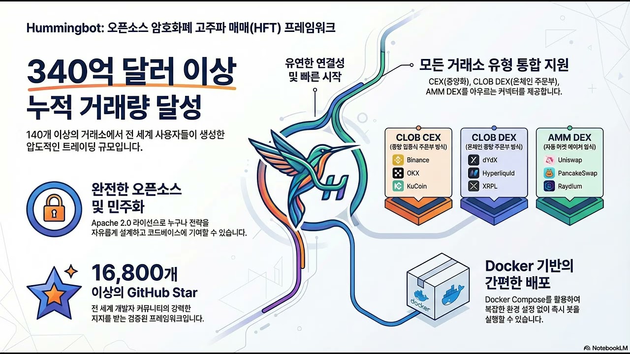 Hummingbot: 오픈소스 고빈도 가상자산 트레이딩 봇 프레임워크