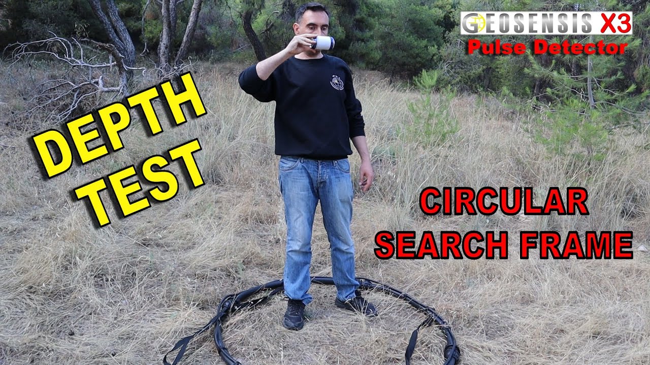 GEOSENSIS X3 Pulse Detector Depth Test on Soda Can & Ammunition Box | GDI 3D metal detectors