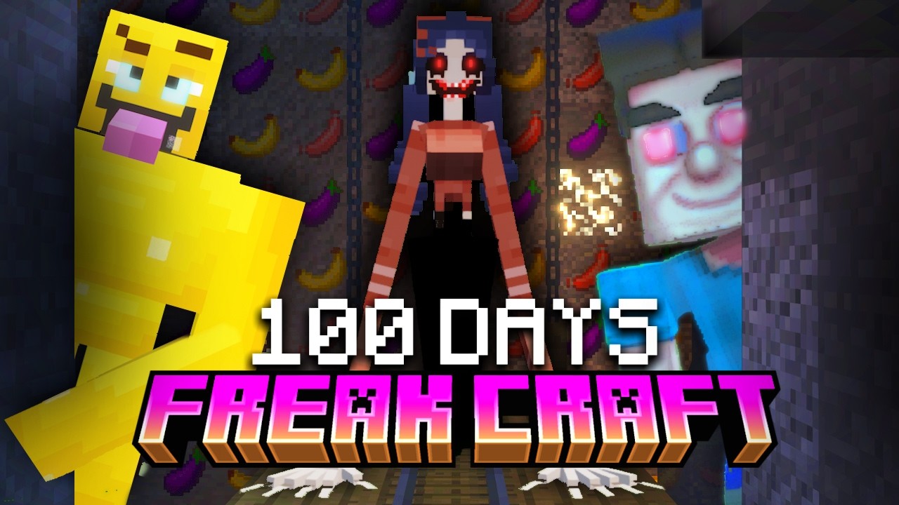 I Spent 100 Days In Freaky Minecraft...Here’s What Happened.