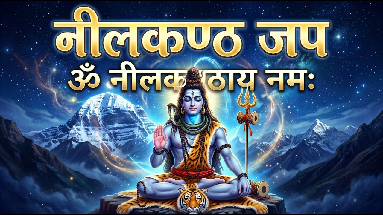 Neelkanth Jaap | ॐ नीलकंठाय नमः 108 Times | Powerful Shiv Mantra Chanting | Mahadev Bhakti