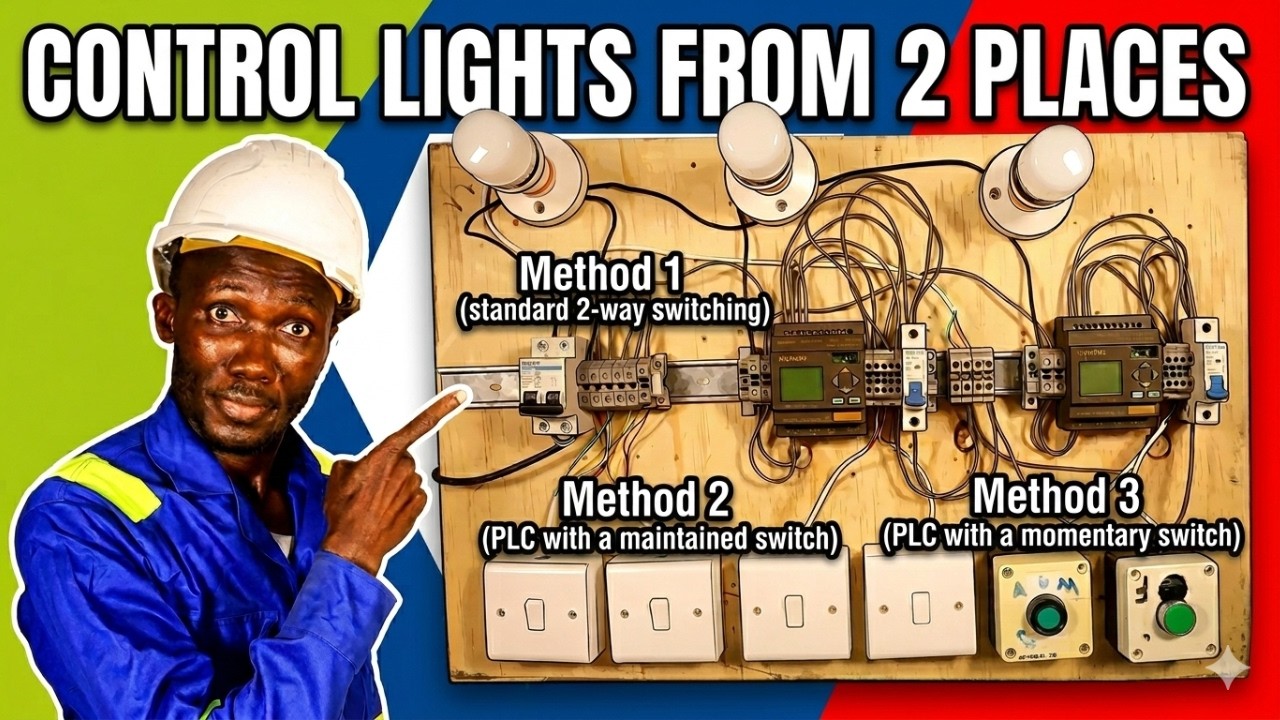 How to Control One Light from Two Switches Using PLC | 3 Methods Explained
