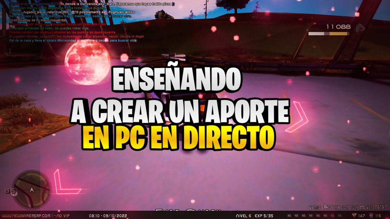 CREANDO UN APORTE DE PC GTA SAMP EN VIVO