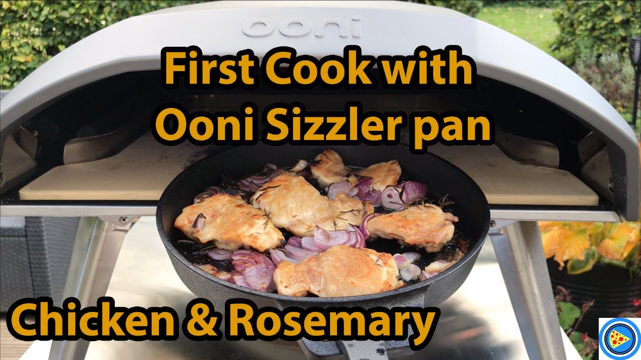 Ooni Sizzler Pan First Cook in Ooni Koda 16 | Chicken & Rosemary Recipe
