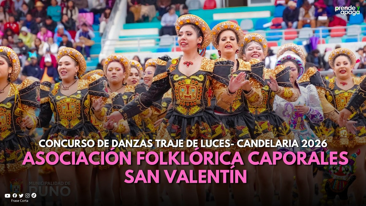 #Puno: Asociación Folklórica Caporales San Valentín - Festividad Virgen de la Candelaria 2026