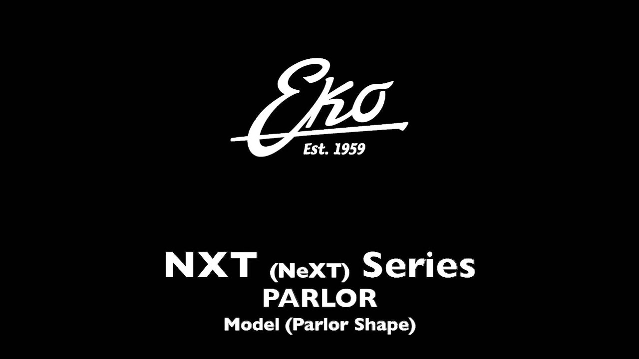 Eko Guitars NXT Parlor Black - Presentazione + Audio Test