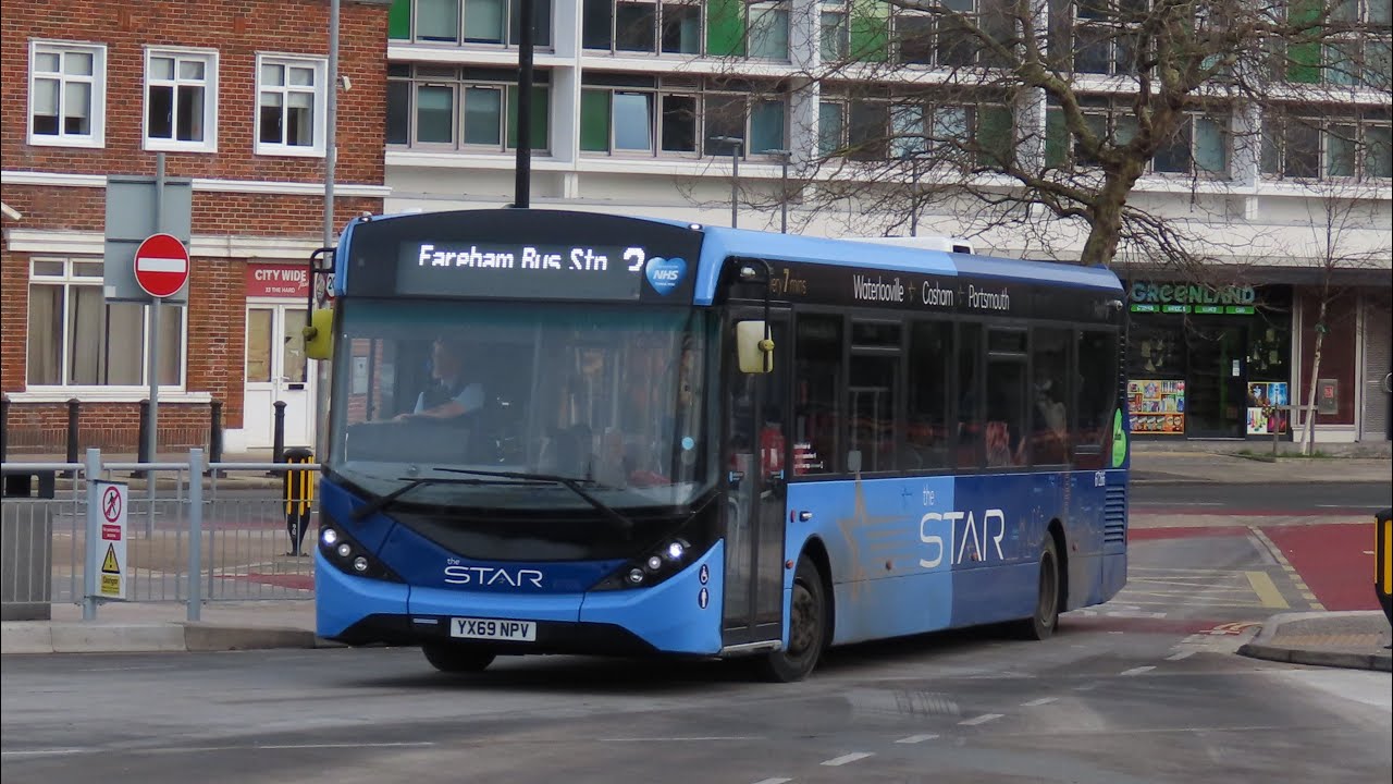 Rare appearance | First Solent Enviro200MMC 67266 (YX69 NPV) | route 3