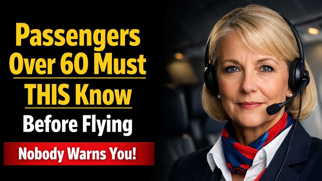 Over 60? Watch This Before Flying — Flight Attendants Never Warn You (I Almost Regretted It)