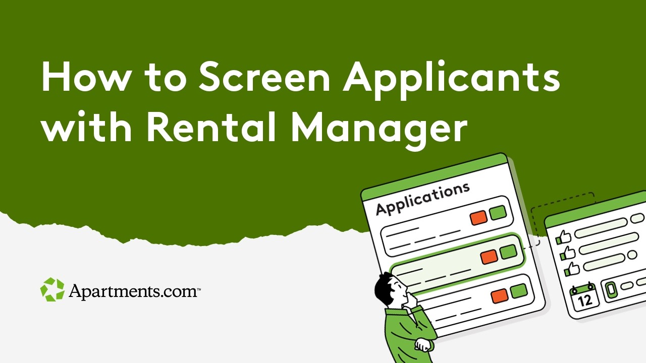 How to Screen Applicants with Apartments.com Rental Manager