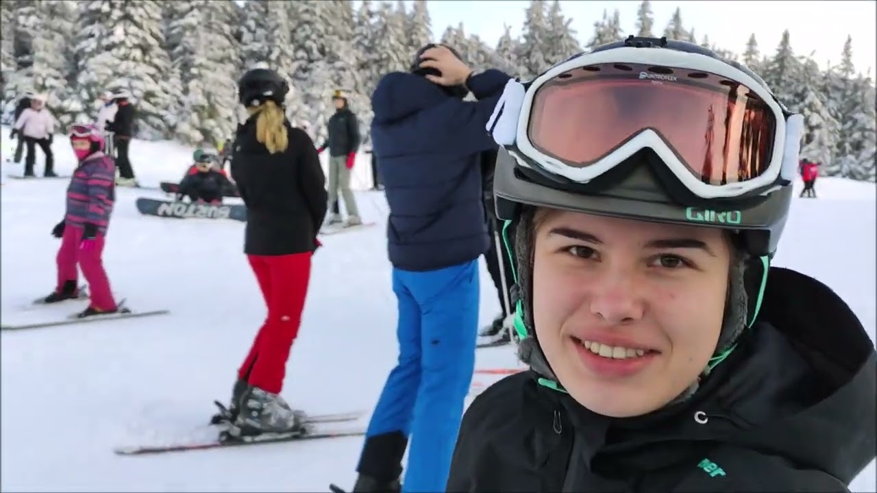Skifahren in Riesengebirge Januar 2024