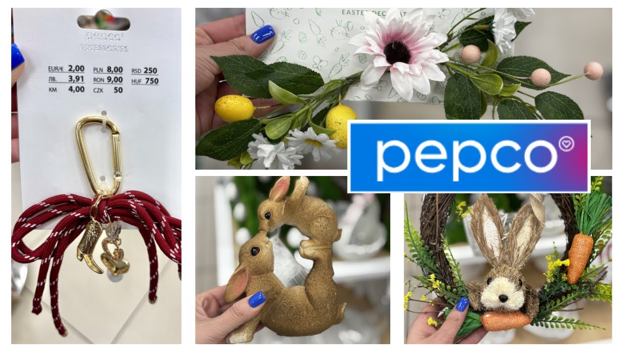 🛍️PEPCO całuśne króliczki🐰 ozdoby wielkanocne🐣