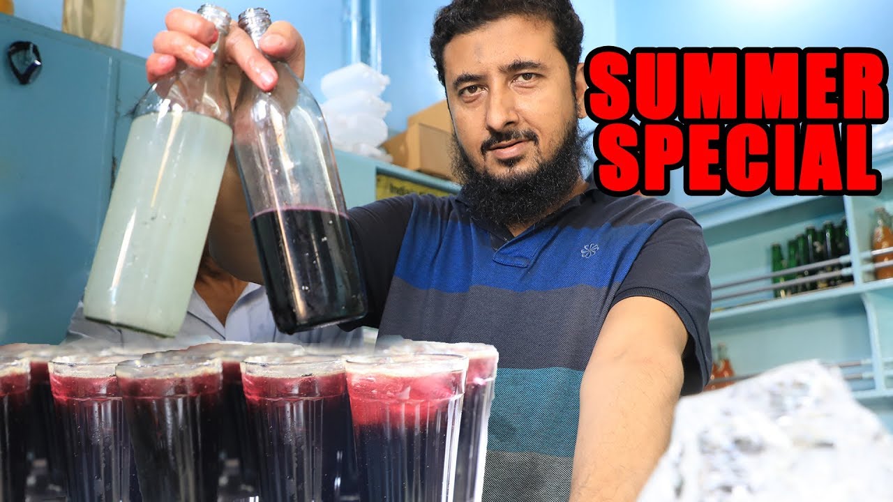 Fastest Cool Drink Making | Kala Khatta Summer Special | Super Fast Man