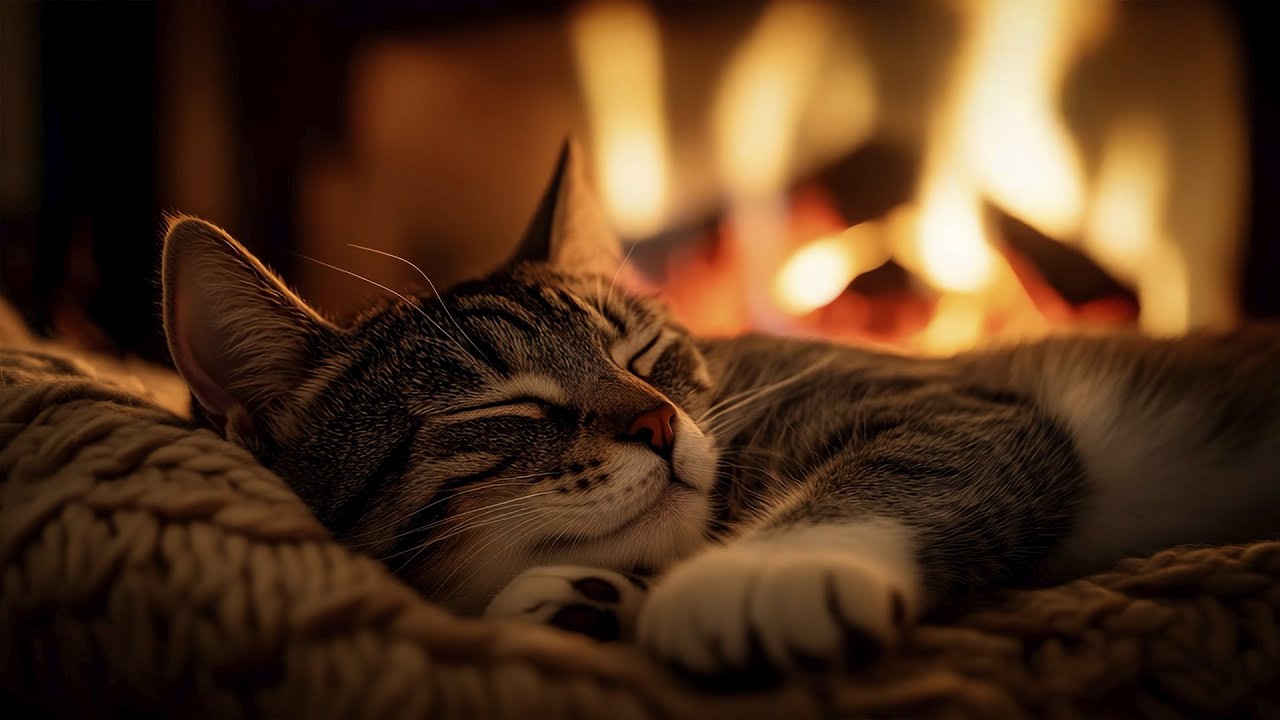 💤 Soft Cat Purr Therapy 🔥 Healing Vibes for Stress Relief & Sleep