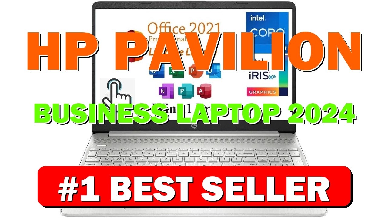 HP Pavilion Business Laptop (2024) 15.6 FHD Display with Free Lifetime Office 2021 - B0DK9ZB5N5