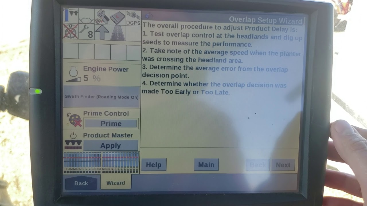 Calibrating Planter Row Shutoffs(Planter)
