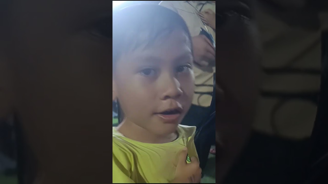 Waktu Bimo bermain di Dinoland Tenggarong 