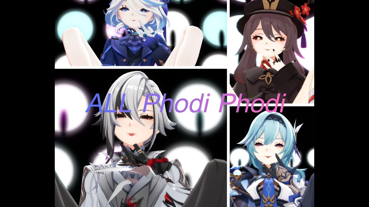 [ MMD Genshin Impact ] ALL PHODI PHODI #genshinimpact #mmd #fyp