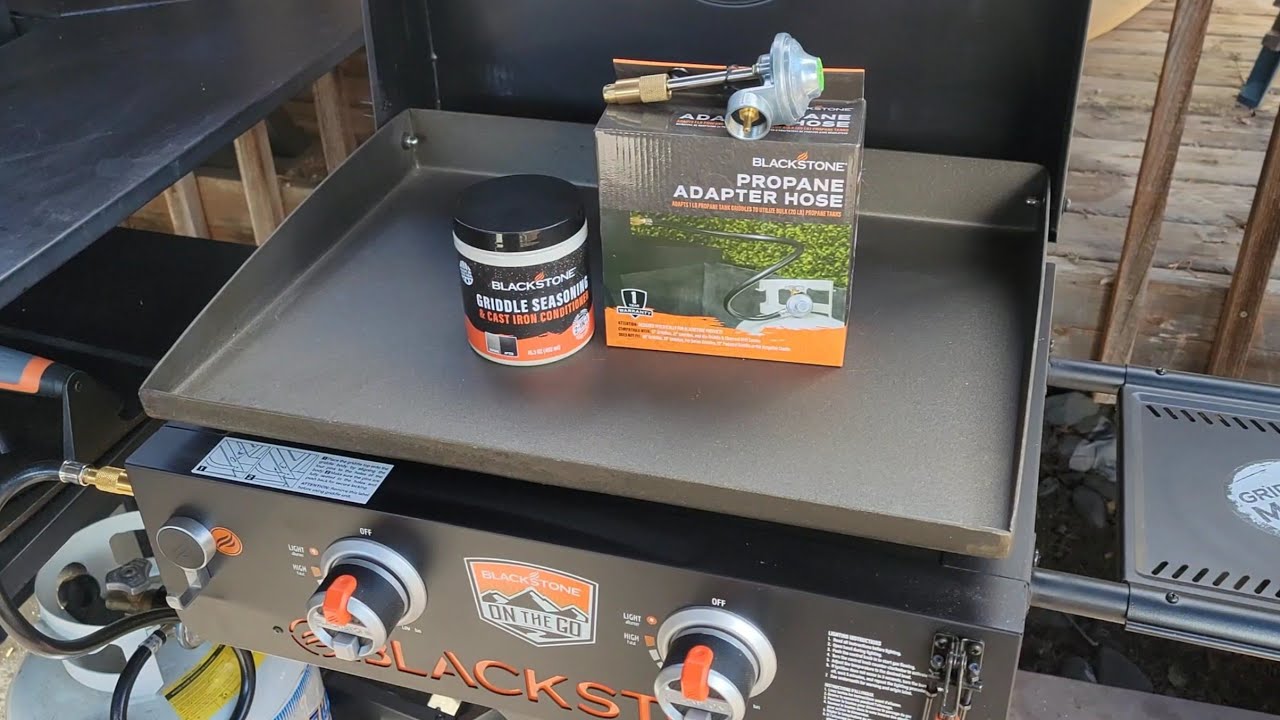 Seasoning my 22in Blackstone Griddle!
