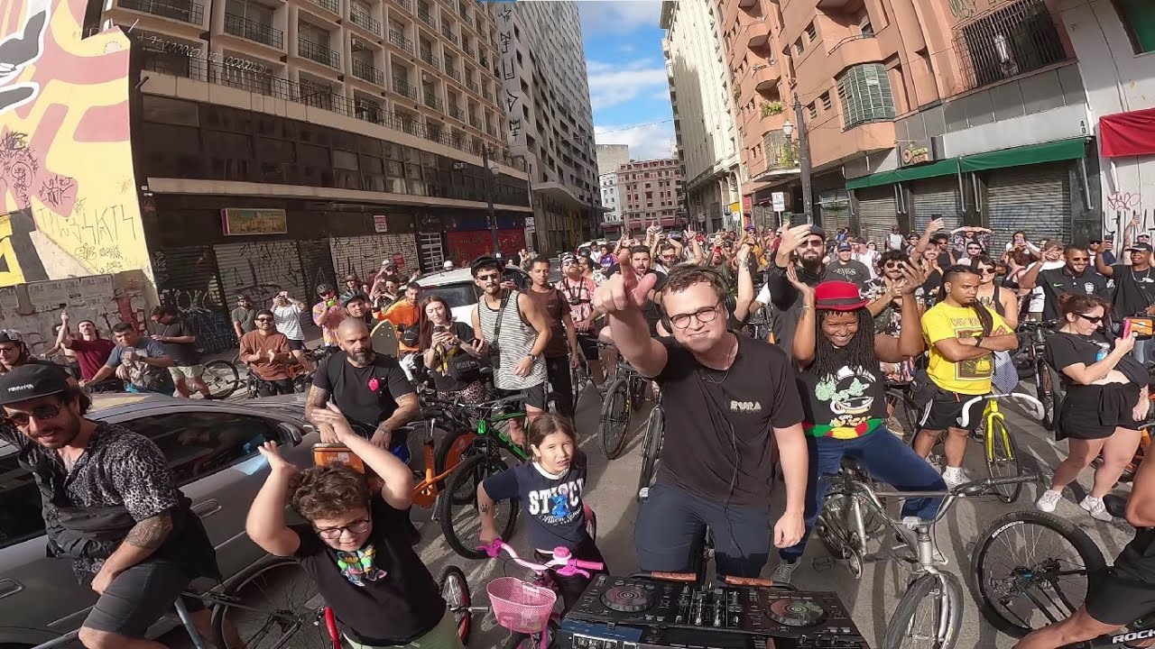 Drum & Bass na Bike #8 | Centro Histórico de São Paulo